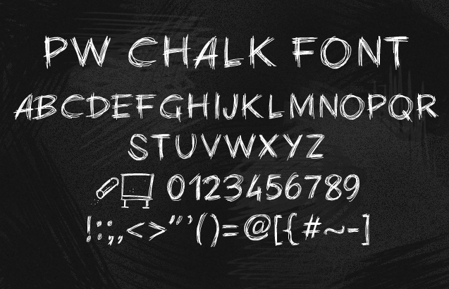 PW Chalk Font