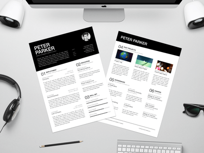 Resume Mockup