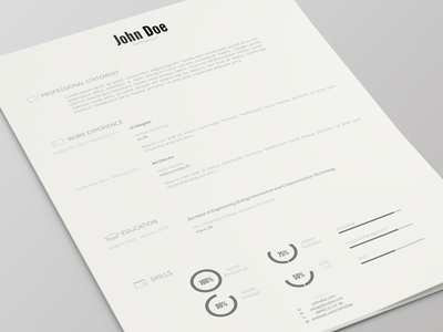 Resume Template Version 2