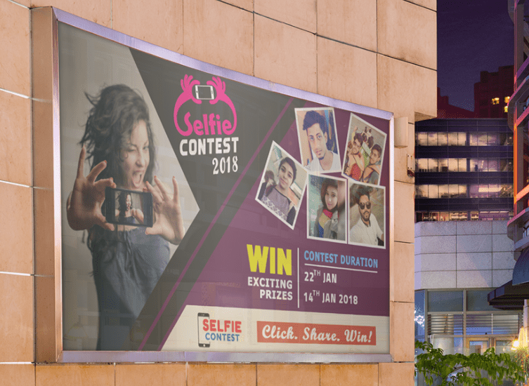 Selfie Contest Billboard