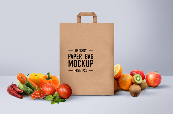 Shopping Paper Bag Mockup