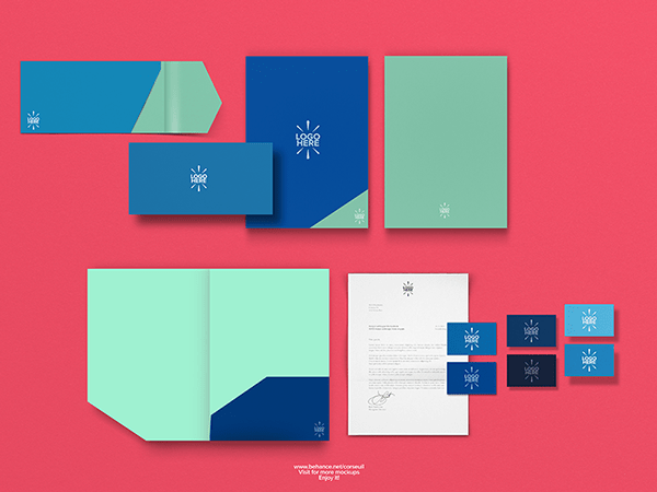 Stationary Mockup Template