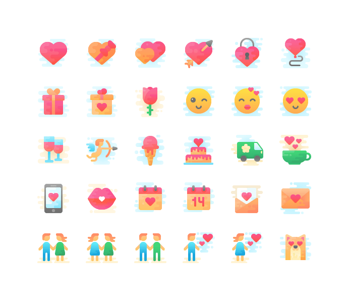 Valentine’s Day Icons