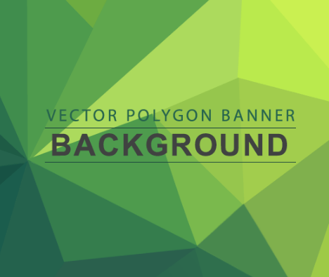 Vector Polygon Background Banners