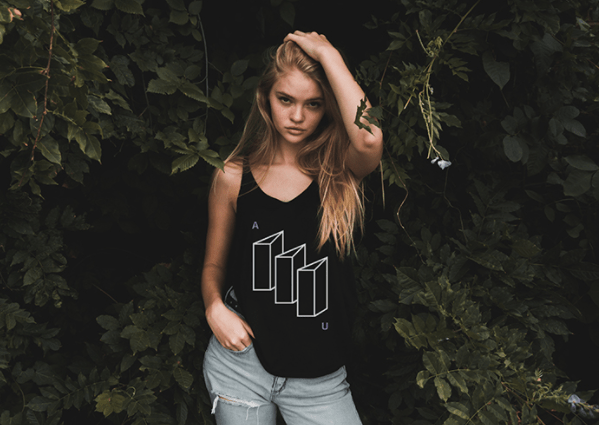 Women T-Shirt Mockup