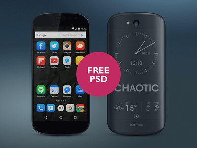 Yotaphone 2 Black PSD